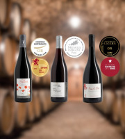 Domaine de la Chopinière du Roy - Coffret Or et Argent - 3 bouteilles de vins rouges Saint Nicolas de Bourgueil médaillés - 3 x 75 cl
