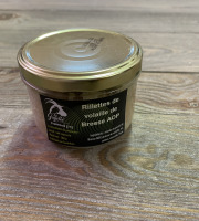 La Guyotte Ferme Bressane - Rillettes de poulet de Bresse nature 180g