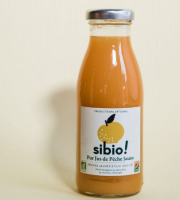 Sibio - Pur jus de peche jaune  bio 25cl