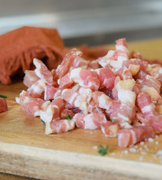 Dégustonfoin - [Précommande] Lardons fumés Bio et Sans Sel Nitrité