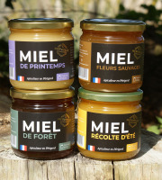 Merveille Apiculture - Assortiment De Miels - 4 X 500g