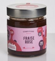 Les Délices de l’Ogresse - Confiture Fraise et Rose 220g