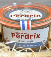 Terre de Gallie - Terrine de perdrix et son confit x 16