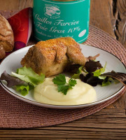 La Ferme de Cabrol - Cailles farcies au foie gras 10 % (2 parts)