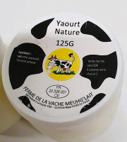 Ferme de la Paumerais - YAOURT NATURE (x1) - 125 Gr