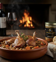 Esprit Foie Gras - Fèves Cuisinées Aux Manchons De Canard Confits