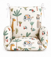 Timouny - Coussin chaise haute Savane