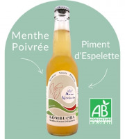 Mama Kombucha - Kombucha Menthe, Piment D'espelette - Baïgura