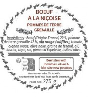 Les Bocaux du Bistrot - Bœuf à la Niçoise, pommes de terre grenaille
