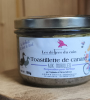 Les Délices du Coin - Toastillette de canard aux morilles 180g