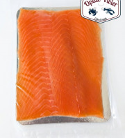 Opale Vivier - Saumon fumé tranché, sans peau - 1kg
