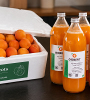 Gobert, l'abricot de 4 générations - [Précommande] 6 kg d'abricots et 4 nectars d'abricot 1 litre