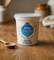 Ferme Sereine en Périgord - Crème Fraîche BAECHLER  – pasteurisé  - 330g - Épaisse à 40% de MG