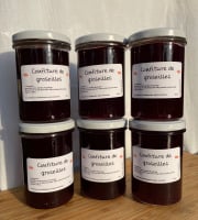 La Ferme des Prun'Elles - Lot de 6 confiture de groseilles