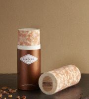 La Glacerie par David Wesmaël - Meilleur Ouvrier de France - Bûche glacée « Chêne Gourmand » Vanille et caramel pécan pour 6 personnes