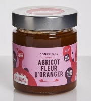 Les Délices de l’Ogresse - Confiture Abricot et Fleur d’Oranger 220g