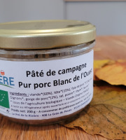 Le Pré de la Rivière - Pâté de campagne pur porc blanc de l'ouest