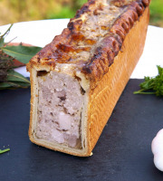 La Ferme du Chaudron - [Précommande] Pâté en croûte aux noisettes Bio (2 tranches)