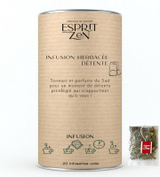 Esprit Zen - Infusion herbacée "Détente" - Boite de 20 Infusettes