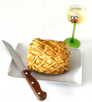 Traiteur Gourmet d'Alsace - Feuilleté de Truite Alsacienne façon koulibiac 1kg