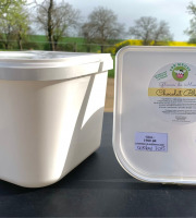 Glaces de Meuse - Bac "Chocolat Blanc" - Crème glacée (2.5L)