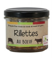 Ferme Bichet - Rillettes de bœuf 90g