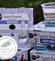 GAEC Les Perce-neige - Pack de 4 yaourts nature x4