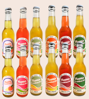 Mama Kombucha - Pack Découverte – 12 bouteilles de Kombucha artisanal bio Mama Kombucha (6 saveurs différentes)