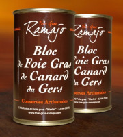 Maison Ramajo - Bloc de foie gras de canard IGP Gers : Lot 2 boites 200g