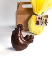 Mon jardin chocolaté - Poule en chocolat au lait