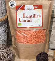 Les Graines de Louise - Lentilles corail sachet 500gr (lot de 12)