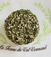 La Ferme du Val Vermand - Fromage de chèvre frais ail et fines herbes  x1
