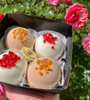 Glaces de Meuse - Noisette & Noix de Coco - Dômes glacés x 4