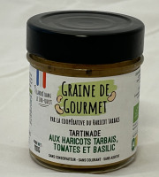 Mamy Suzanne Occitanie - Tartinade BIO - Haricots tarbais, Tomates et Basilic - 110 g