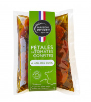 Maison Peyrey - Pétales de Tomates® Confites - à l’Ail des Ours - 150 g