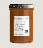 Karine & Jeff - Sauce tomate à la crème de brebis et à la coriandre 6x200g