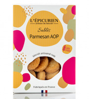 L'Epicurien - Biscuit Apéritif - Sablés Parmesan AOP sans gluten - 120g