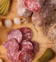 La Ferme du Louvier - Saucisson sec nature 200g