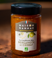 Maison Gannac - Confiture Bio de Bergamote et Cédrat - 220 gr