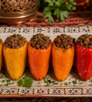Le Paradis d'Escargot - mini poivrons farcis à la viande hachée