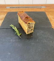 Elevage Les Blancs de l'Ouest - Mini pâté en croûte - Cochon, foie gras, morilles - 10 tranches