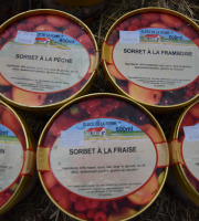 Les Glaces de la Promesse - Assortiment De Sorbet Citron,fraise,framboise,pêche et groseille 5x 500 Ml