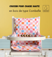 Timouny - Coussin universel pour chaise haute – Modèle Elisa