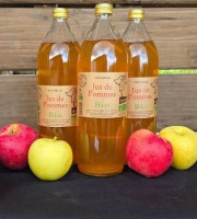 Le verger bio de Quinsac - Lot de 3 jus de pomme 1L BIO et DEMETER