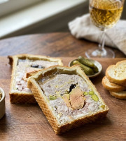 Le Cochon Sans Cochonnerie - Pâté en croûte Richelieu au foie gras sans nitrite 2 tranches 220g