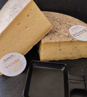 Ferme des Petits Monts - Lot Raclette fermière NATURE/POIVRE BIO - 2x 1/4 de meule