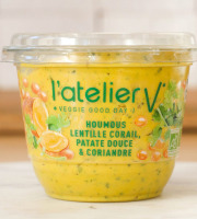 L'Atelier V* - Houmous de lentille corail, patate douce & coriandre