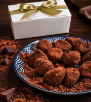 Invitation au Délice - Truffes Chocolat Noir - Ballotin de 250 Grammes