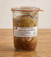 Des Poules et des Vignes à Bourgueil - Canette aux chanterelles