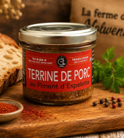 La ferme de Nolwenn - Terrine de Porc au piment d’espelette 90g